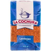 Lenteja roja LA COCHURA, paquete 500 g