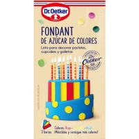 Fondant de azúcar de colores DR. OETKER, caja 300 g