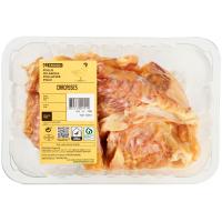 Carcasas de pollo EROSKI, bandeja al peso aprox. 950 g
