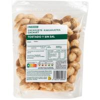 Cacahuete con cáscara tostado sin sal EROSKI, bolsa 300 g