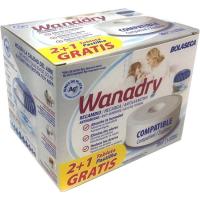 Recambio Deshumidificador/Absorbehumedad 425g, WANADRY, Pack 3uds