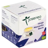 Infusión hinojo manzanilla stevia JOSENEA, caja 20 g
