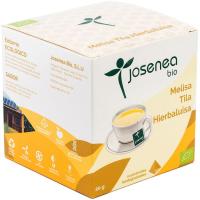 Infusión melisa, tila y hierbaluisa JOSENEA, caja 20 g