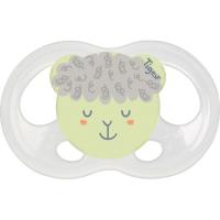 Chupete fisiológico silicona especial noche Soft Touch +6meses TIGEX, 2uds