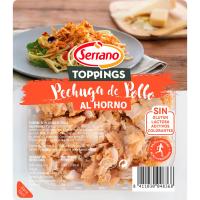 Tiras de pollo al horno SERRANO, bandeja 140 g