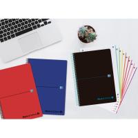 Cuaderno de espiral A4 Black N'Colors 8, cuadrícula 5x5, microperforado, tapa de plástico ¿Cuál te llegará? 400109042 OXFORD, 160 hojas