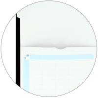 Cuaderno de espiral A4 Black N'Colors 8, cuadrícula 5x5, microperforado, tapa de plástico ¿Cuál te llegará? 400109042 OXFORD, 160 hojas