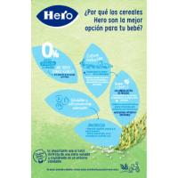 Papilla de crema de arroz sin gluten HERO, caja 220 g