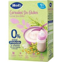 Papilla de cereales sin gluten HERO, caja 340 g