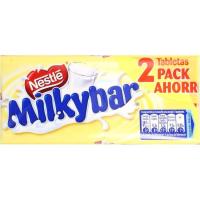 Chocolate blanco MILKYBAR, pack 2x100 g