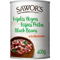 Frijoles negros SAWORS, lata 400 g