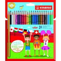 Lápices de colores surtidos STABILO, Caja 24 uds