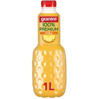Zumo de piña 100% Premium GRANINI, botella 1 litro