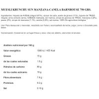Muesly Krunchy de manzana-canela BARNHOUSE, paquete 750 g