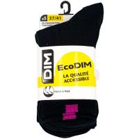 Calcetín mujer, de vestir básico, color negro, talla única DIM, 5 pares