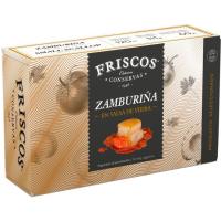 FRISCOS zamburiñak bieira saltsan, lata 111 g
