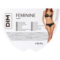 Sujetador mujer encaje con aro y relleno, negro DIM BASIC, talla 90C