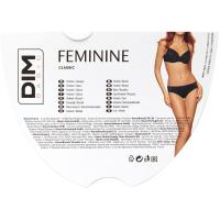 Sujetador mujer encaje con aro sin relleno, negro DIM BASIC, talla 90B