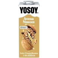 Bebida de avena-nuez YOSOY, brik 1 litro