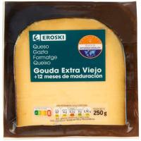 Queso Old Gouda EROSKI, cuña 250 g