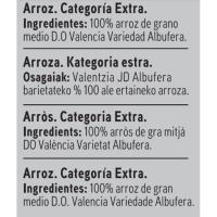 Arroz D.O. Valencia Albufera EROSKI SELEQTIA, paquete 500 g