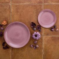 Vajilla de gres de 18 piezas PEONI VITA, llanos 27cm, hondos 23cm, postre 19cm