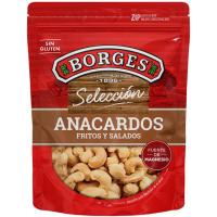 Anacardo frito con sal BORGES, bolsa 80 g