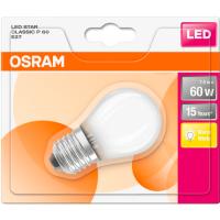 OSRAM E27 led bonbilla biribila, 7W, argi beroa (2700k), 1 ale