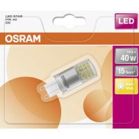 OSRAM G9 led bonbilla, 3,8W, 2700k (argi beroa), 1 ale