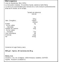 Miel ecológica nacional EL BREZAL, frasco 500 g