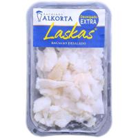 Laskas de bacalao desalado desmigado ALKORTA, bandeja 250 g