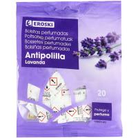 EROSKI sitsaren aurkako izpiliku poltsatxo perfumatuak, paketea 20 ale