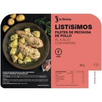 Filetes de pechuga de pollo LA SIRENA, bandeja 250 g
