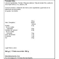 Tomate frito HIDA, frasco 560 g