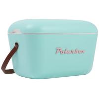 Nevera rígida portátil retro vintage verde agua de 20 L, 29x45x30 cm POLARBOX