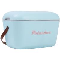 Nevera rígida portátil retro vintage celeste baby de 20 L, 29x45x30 cm POLARBOX