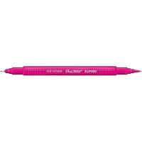 Rotuladores de colores doble punta: pincel y fina Color Experience ALPINO, 12 uds