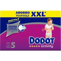 Pañal 11-16 kg Talla 5 Box XXL DODOT Activity, caja 126 uds