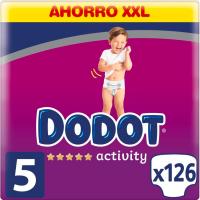 Pañal 11-16 kg Talla 5 Box XXL DODOT Activity, caja 126 uds