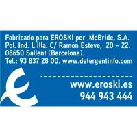 EROSKI detergente likido eraginkorra, txanbila 30 dosi