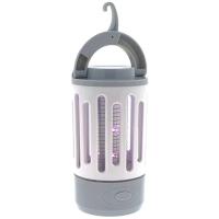 Lámpara antimosquitos recargable con linterna. 4w ( 1w luz +3W parrilla), 1 ud