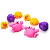 Jugete baño, set animalitos con colores divertidos y sellados para evitar la formación de moho en el interior PLAYGRO