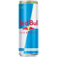 RED BULL edari energetikoa azukrerik gabe, lata 35,5 cl