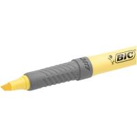 Marcador fluorescente delgado, colores pastel: 4+2 Hilglighter Grip BIC, Pack 6uds
