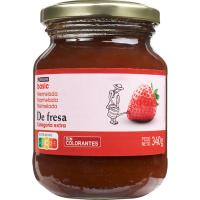 Mermelada de fresa EROSKI basic, frasco 340 g