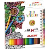 Lápices premium de colores surtidos Color Experience ALPINO, Caja 24 uds