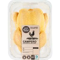 Pollo entero campero EROSKI Natur, pieza aprox. 1.5 kg