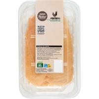 Pechuga fileteada de pollo campero EROSKI NATUR, bandeja aprox. 550 g
