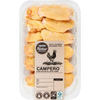 Alas enteras sin punta de pollo campero E. Natur, bandeja aprox. 440 g