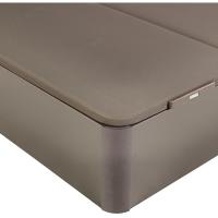 Canapé abatible madera al suelo Supra doble tapa 150x190 Wengué PIKOLIN